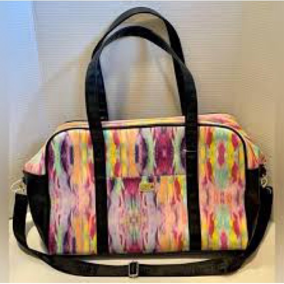NWOT Luv Betsey by Betsey Johnson Multicolor Weekender Duffel Bag - Picture 8 of 8